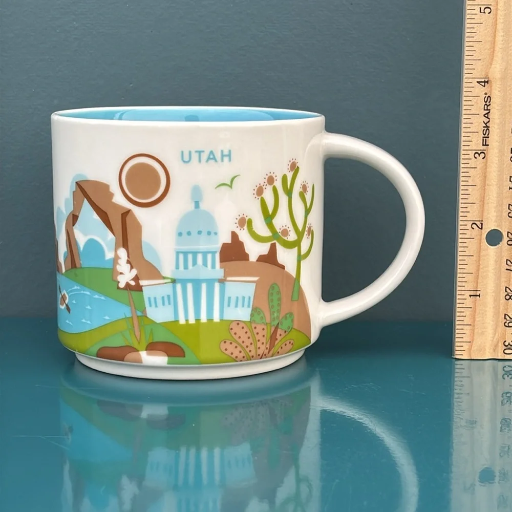 Starbucks 2015 Ceramic Utah “You Are Here” Mug